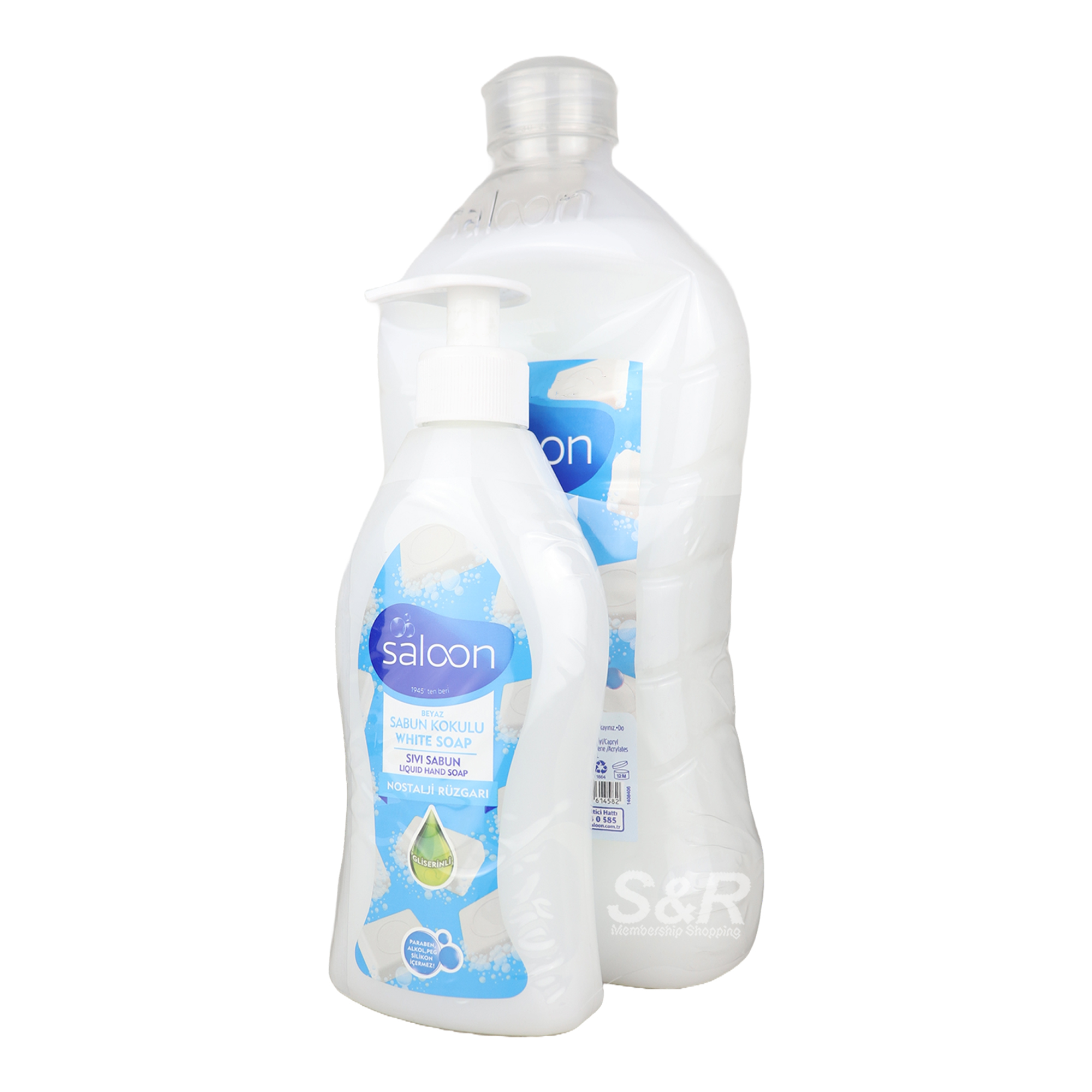 Saloon White Liquid Hand Soap 1 set Saloon White Liquid Hand Soap 1 set